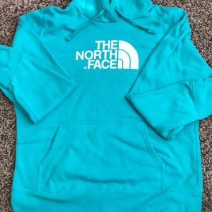 North Face Teal Hoodie size Large